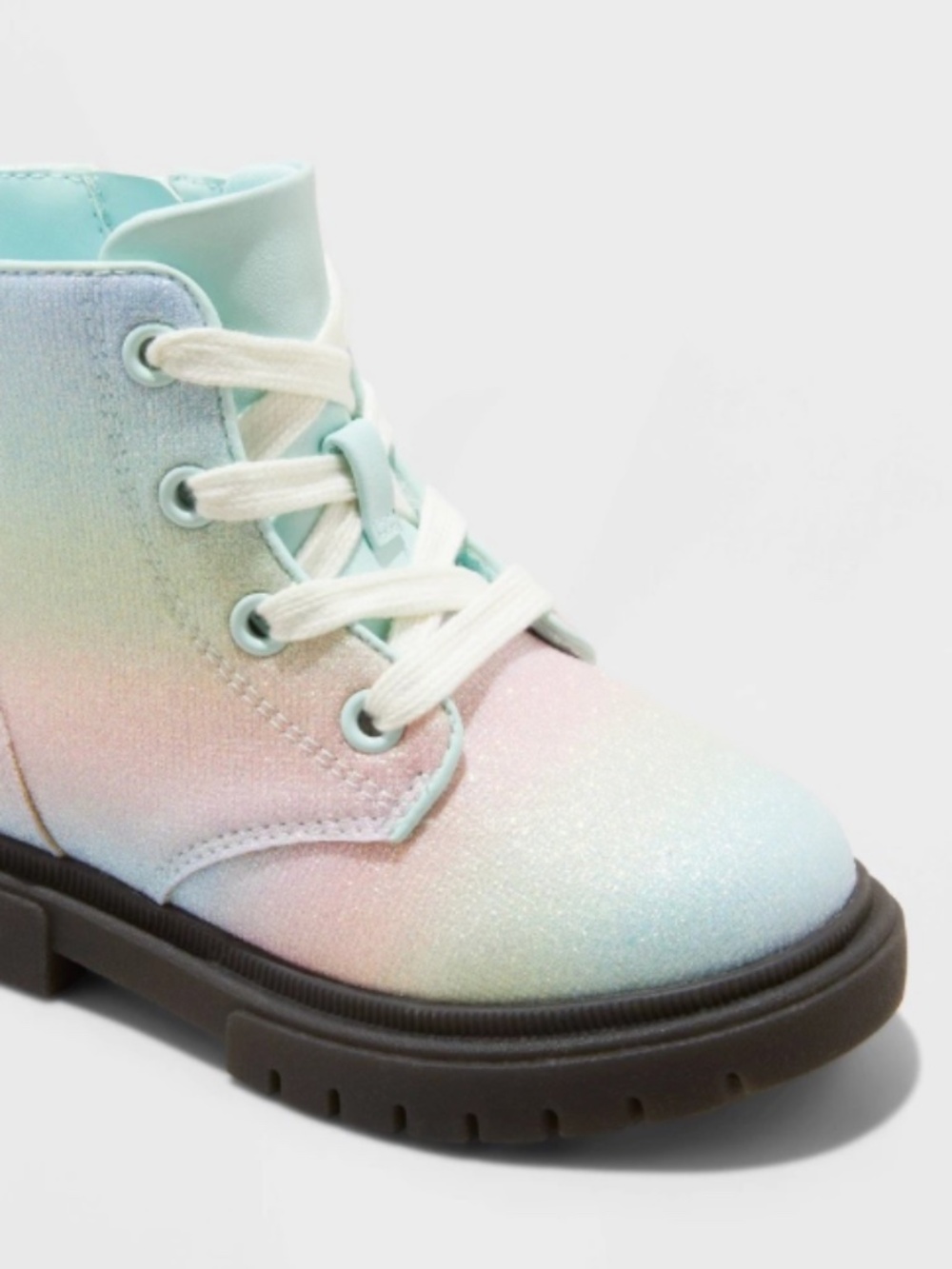 Toddler Girls' Amaya Lace-up Combat Boots - Cat & Jack 6  NWB
